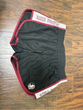 Colosseum Black and Garnet Florida State Athletic Shorts